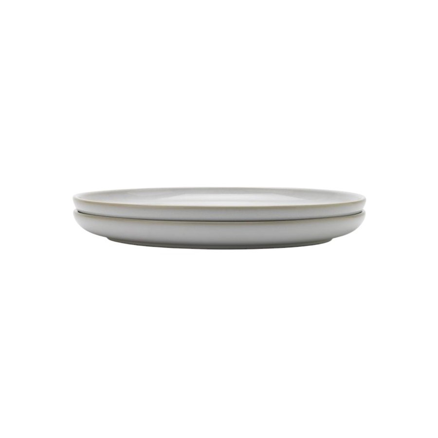Knabstrup Tavola Tallerken 2 stk. 22,5 cm, Silkemat Hvid