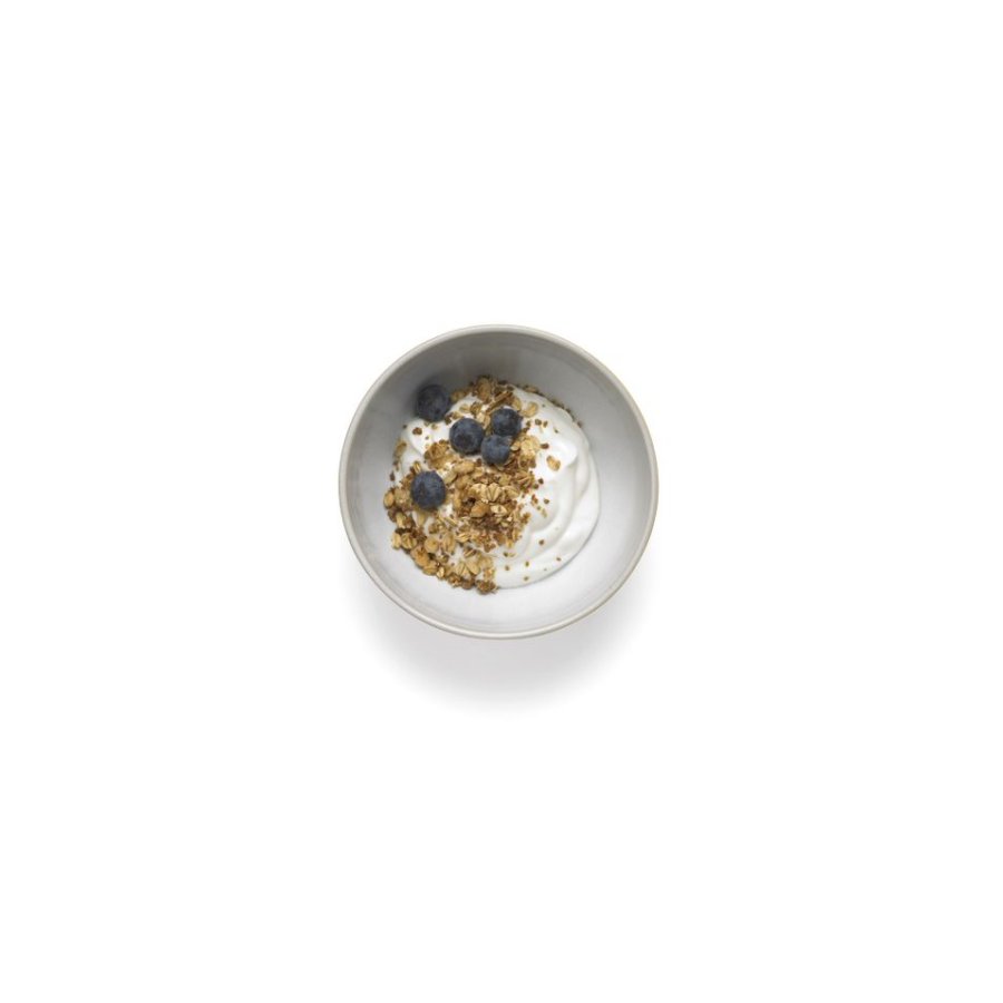 Knabstrup Tavola Dyb Tallerken 2 stk. 15 cm, Silkemat Hvid