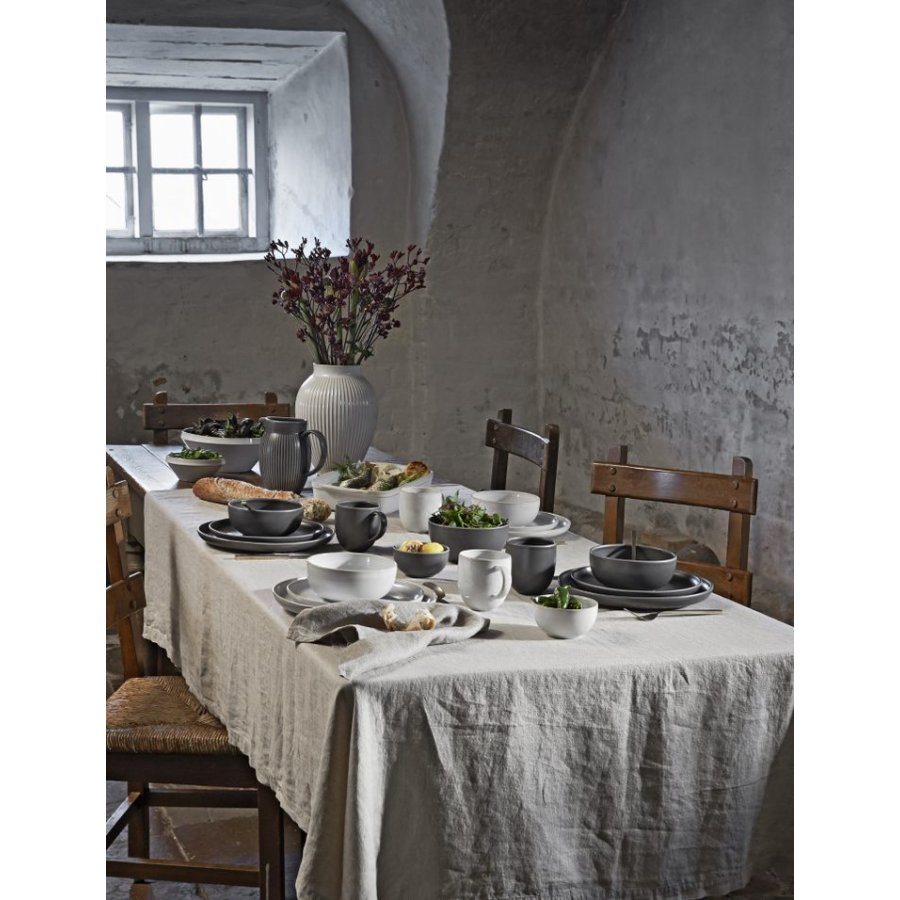 Knabstrup Tavola Krus 2 stk, Silkemat Hvid