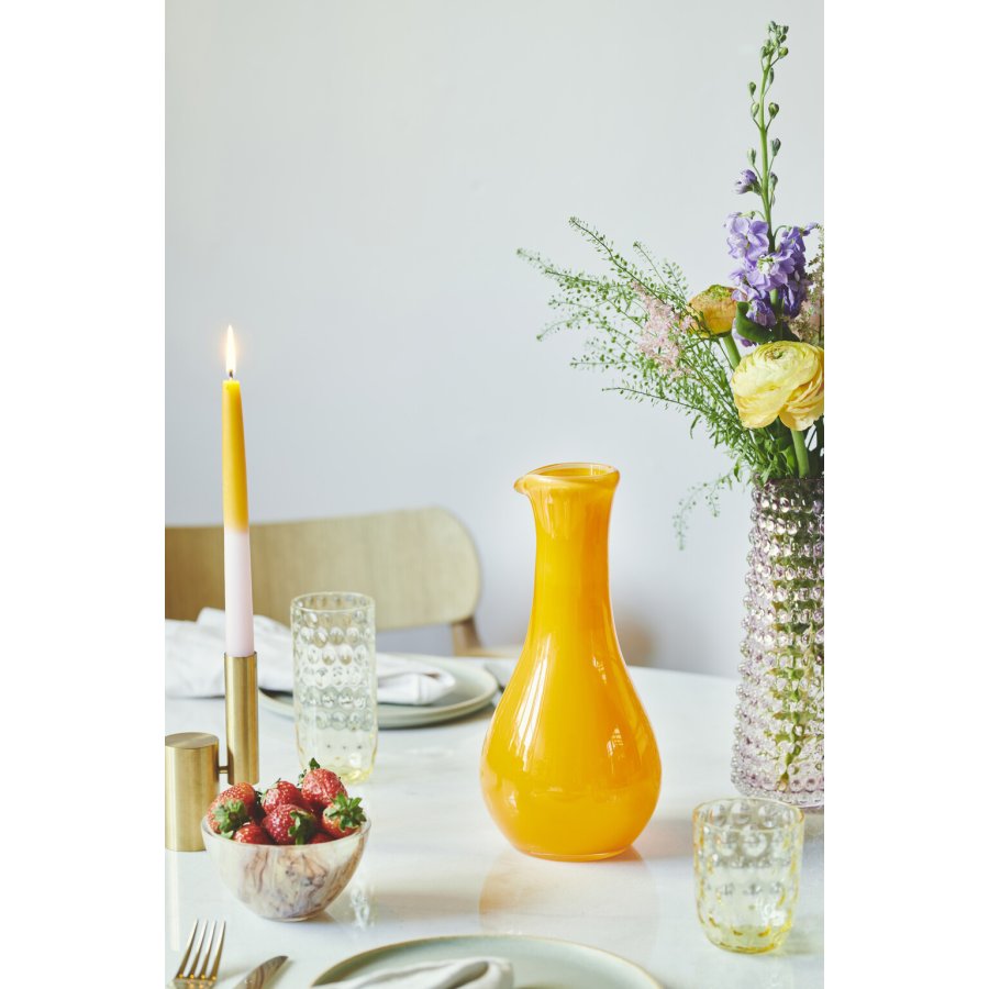 Kodanska Flow Karaffel 120 cl, Orange m. Prikker