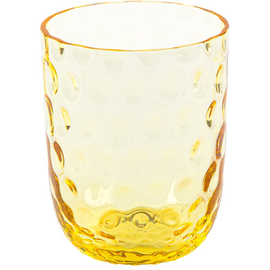 Kodanska Danish Summer Tumbler Trinkglas Small Drops 25 cl, Amber