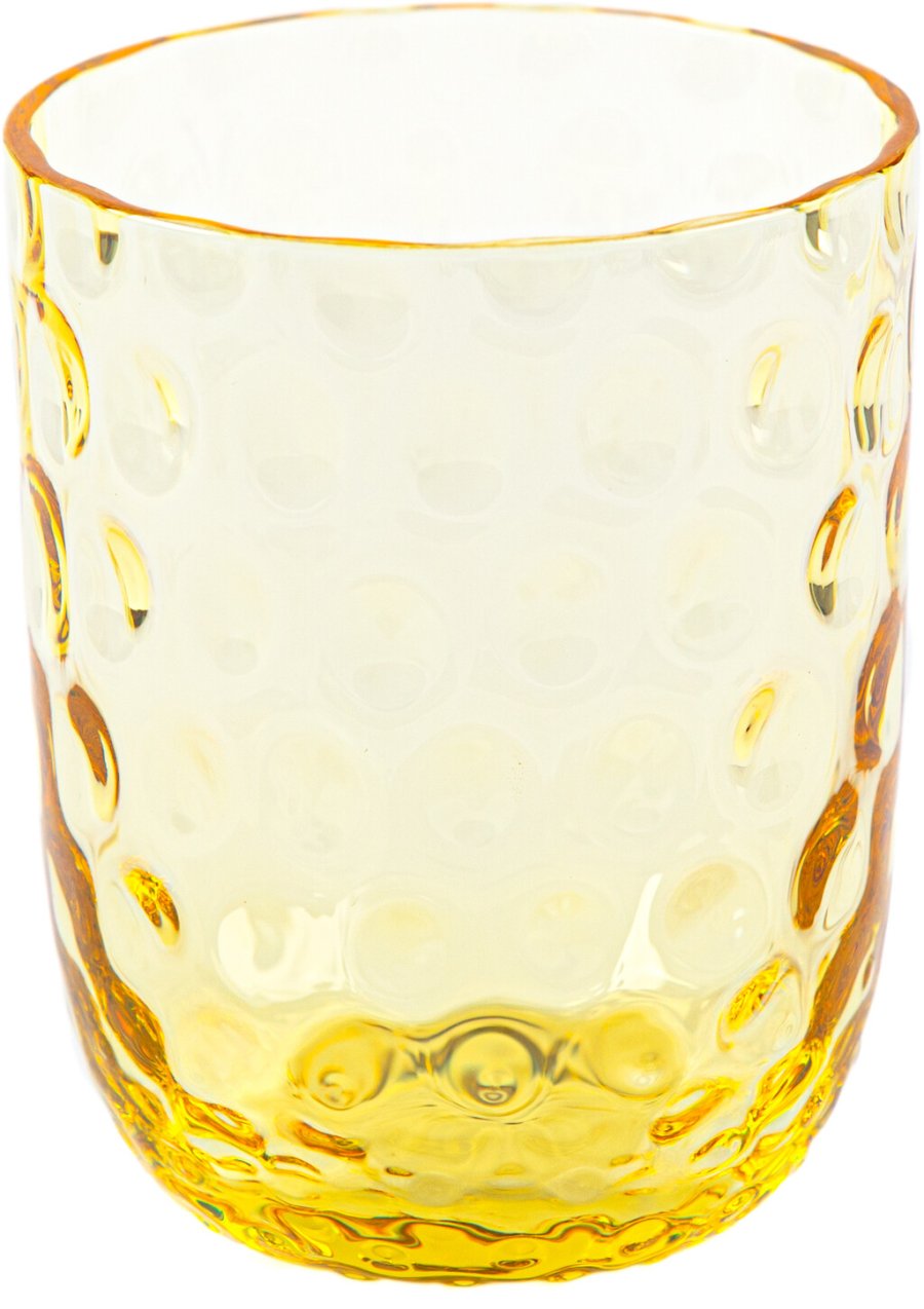 Kodanska Danish Summer Tumbler Trinkglas Small Drops 25 cl, Amber