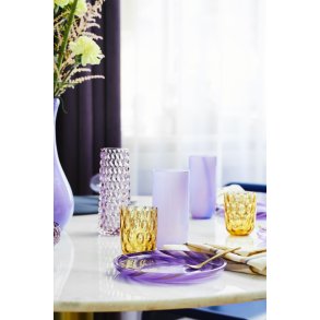 Kodanska Danish Summer Tumbler Drikkeglas Big Drops 25 cl, Amber