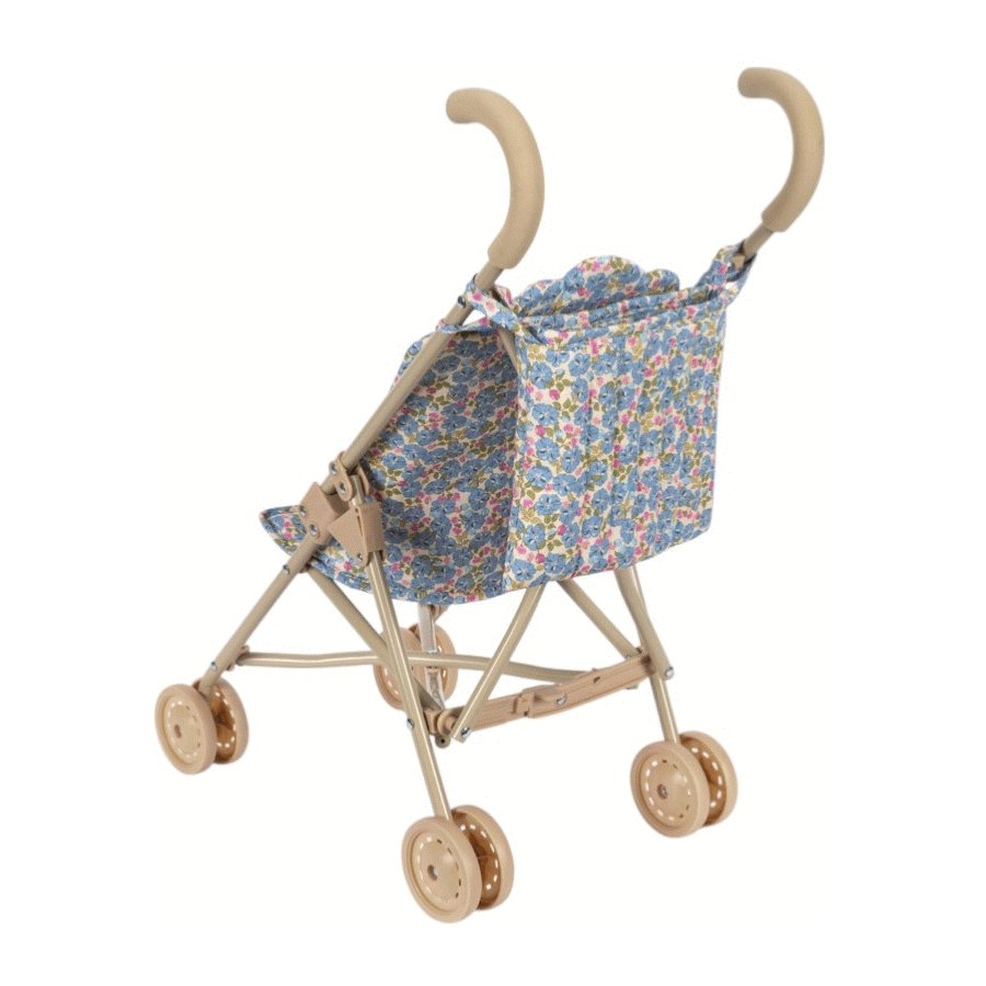 Konges Sljd Dukkeklapvogn 57 cm, Fleur Rosier