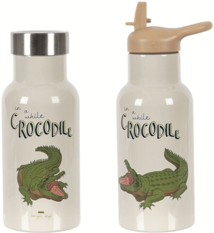 Konges Sljd Termoflaske 350 ml, Krokodille