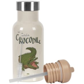 Konges Sljd Thermosfles 350 ml, Krokodil