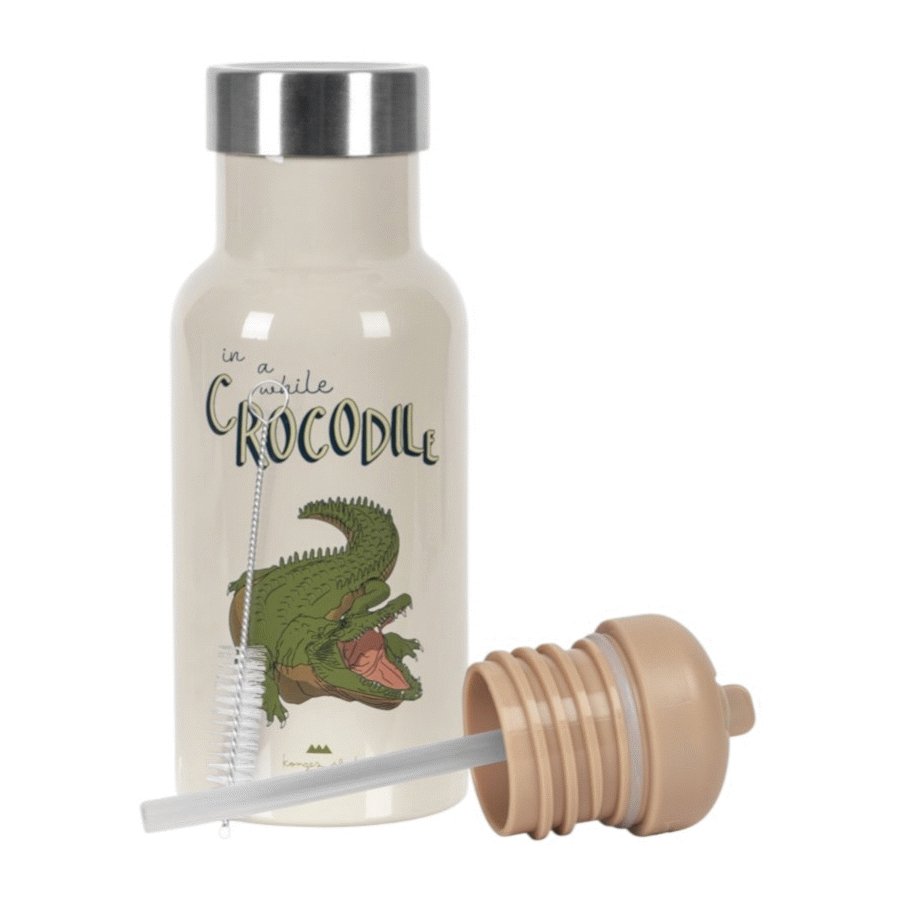 Konges Sljd Termoflaske 350 ml, Krokodille