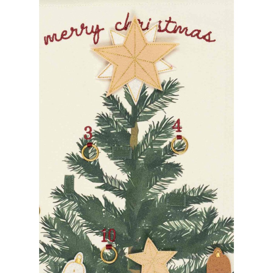 Konges Sljd Adventskalender 80 cm, Seedpearl