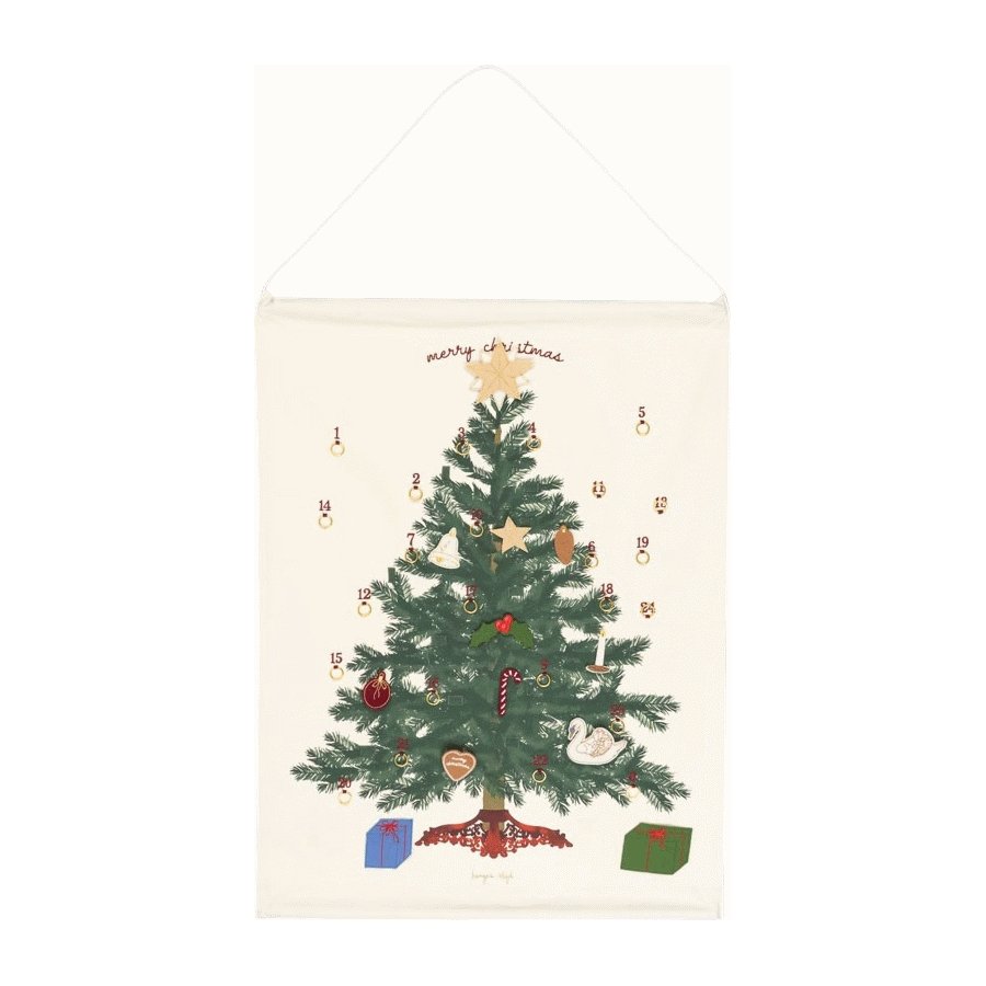Konges Sljd Adventskalender 80 cm, Seedpearl