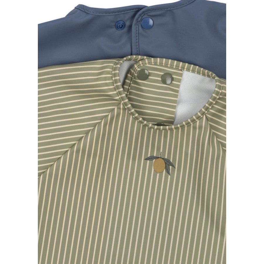 Konges Sljd Langrmet Hagesmk 2 stk 18M-3Y, Tea Stripe/Flintstone