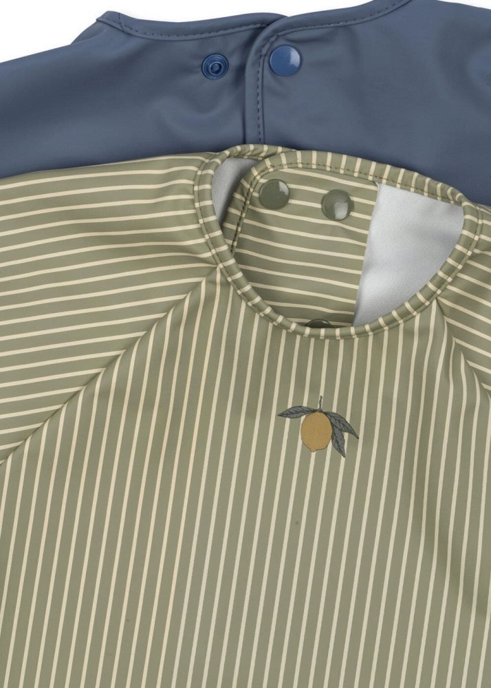 Konges Sljd Langrmet Hagesmk 2 stk 18M-3Y, Tea Stripe/Flintstone