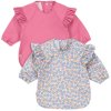 Konges Sljd Langrmet Hagesmk 2 stk 18M-3Y, Fleur Rosier/Chateau Rose