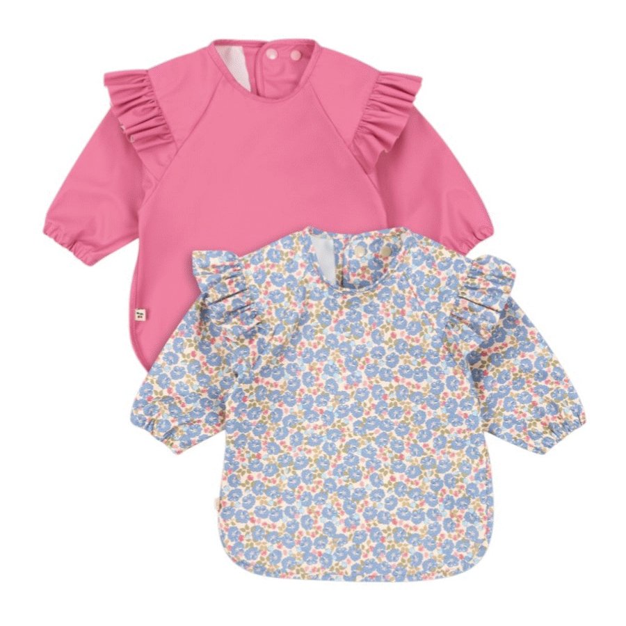 Konges Sljd Langrmet Hagesmk 2 stk 18M-3Y, Fleur Rosier/Chateau Rose