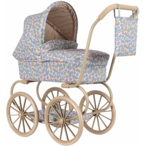 Konges Sljd Minnie Poppenwagen 72 cm, Fleur Rosier