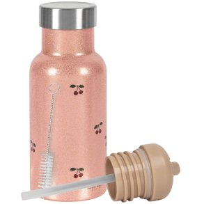Konges Sljd Glitterthermofles 350 ml, Cherry Glitter
