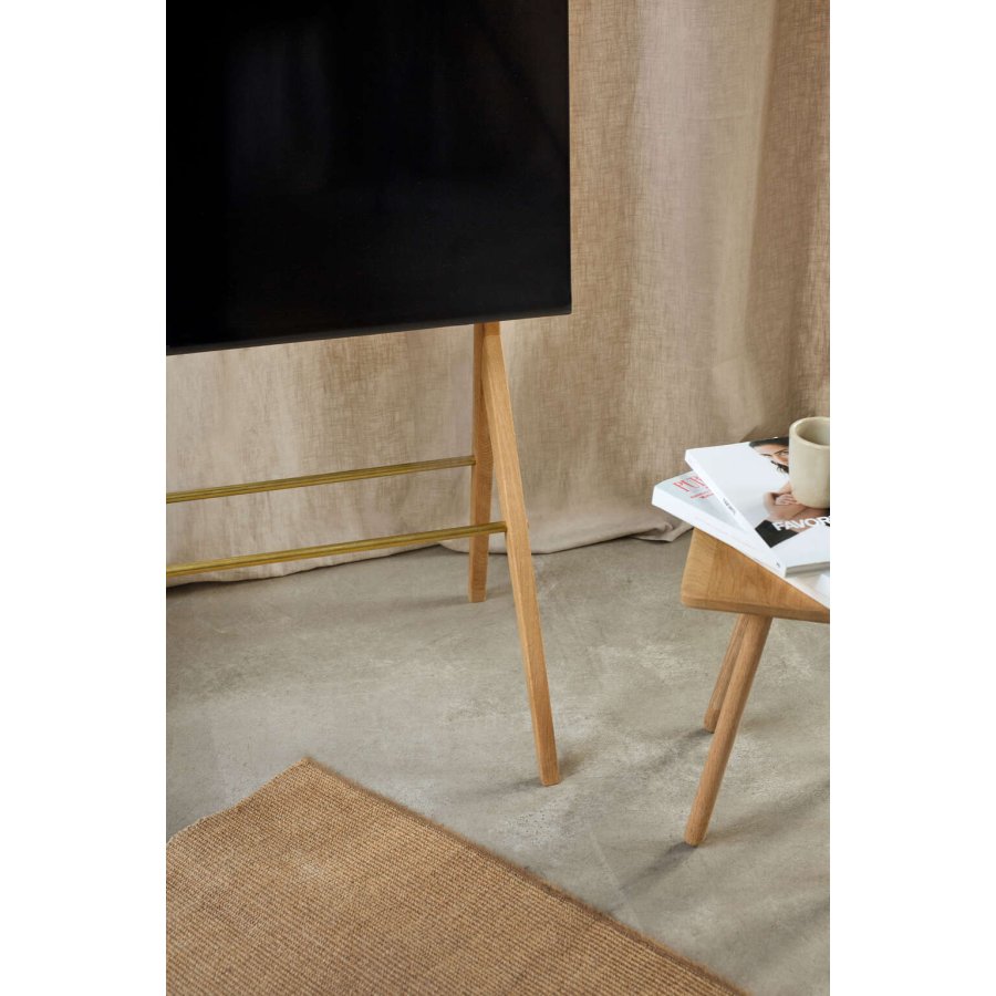 Kristian Juul Kaya TV-stander H116 cm, Eg/Messing