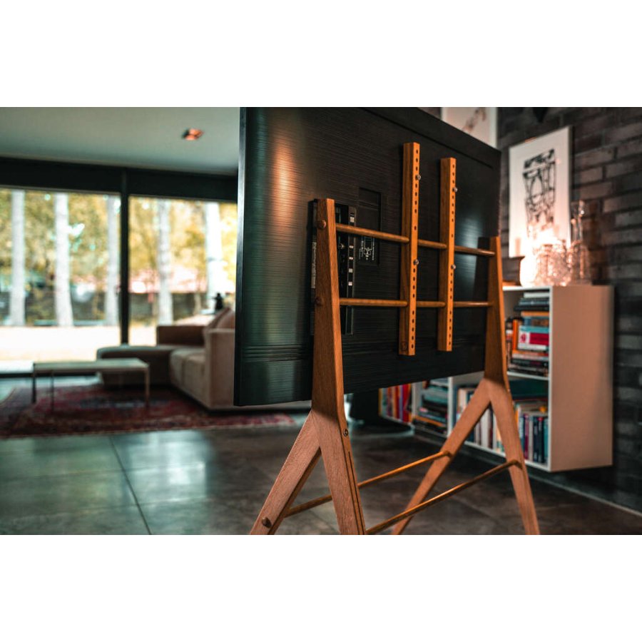Kristian Juul Kaya TV-stander H116 cm, Valnd/Messing