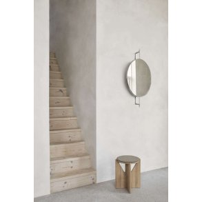 Kristina Dam Studio Spejl Ø60 cm, Rustfrit stål