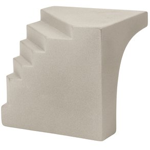 Kristina Dam Studio Trappeskulptur H16,5 cm, Gr Engobe