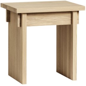 Kristina Dam Studio Skammel H42 cm, Olieret Eg