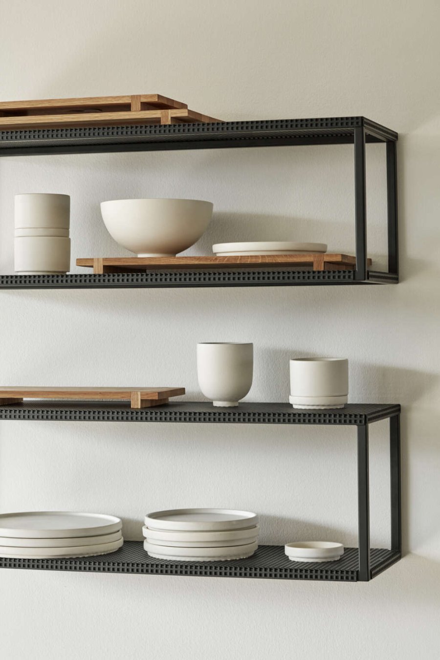 Kristina Dam Studio Setomono Tassenset 3-teilig, Offwhite