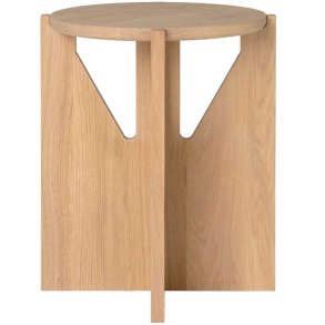 Kristina Dam Studio Stol H42 cm, Lakeret Eg