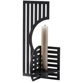 Kristina Dam Studio Dash Lysestage H26 cm, Sort