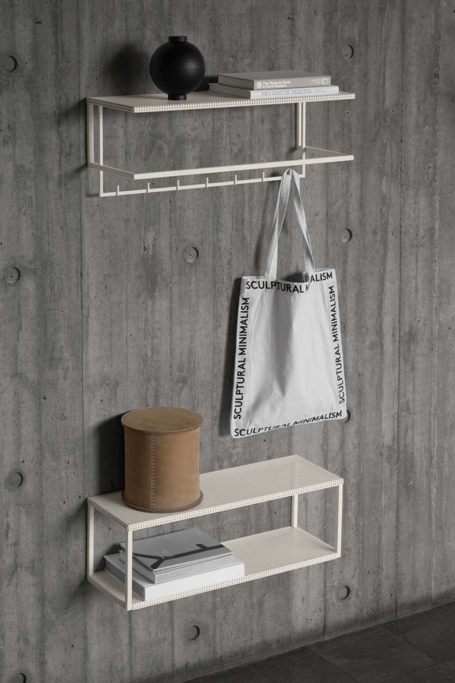 Kristina Dam Studio Grid Regal 75 cm, Beige