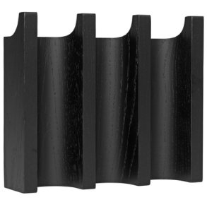 Kristina Dam Studio Column Knagerække 21 cm, Sort Eg