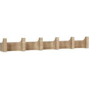 Kristina Dam Studio Column Knagerække 49 cm, Lys Olieret Eg