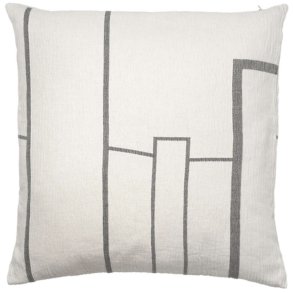 Kristina Dam Studio Architecture Pudebetrk 60x60 cm, Off White/Black Melange