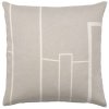 Kristina Dam Studio Architecture Kissenbezug 60x60 cm, Beige Melange/Offwhite