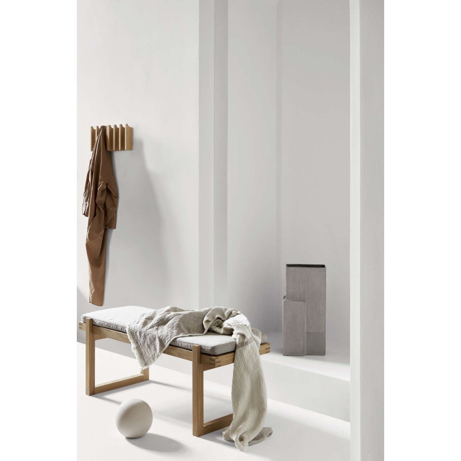 Kristina Dam Studio Architektur Decke 130x180 cm, Offwhite/Beige Melange