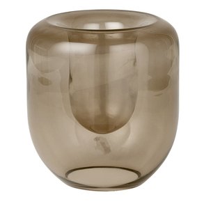 Kristina Dam Studio Opal Vase H16 cm, Brown Topaz