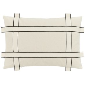 Kristina Dam Studio Bow Pudebetrk 40x60 cm, Sort/Undyed