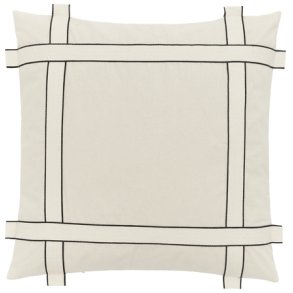 Kristina Dam Studio Bow Pudebetrk 60x60 cm, Sort/Undyed