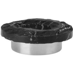 Kristina Dam Studio Rock Lysestage H6 cm, Sort