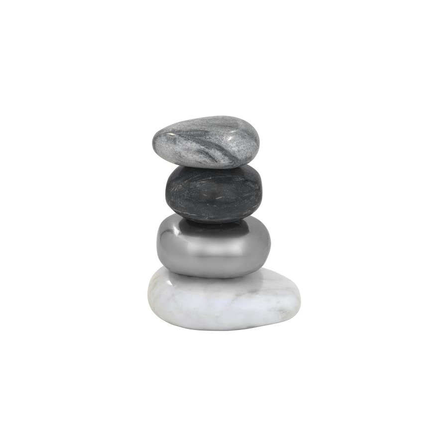 Kristina Dam Studio Rock Pile Skulptur H11 cm, Grey Tones