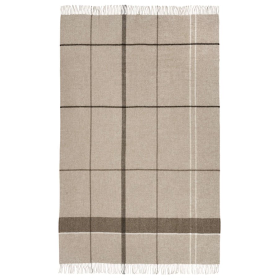 Kristina Dam Studio Gradient Decke 140x240 cm, Natural Brown