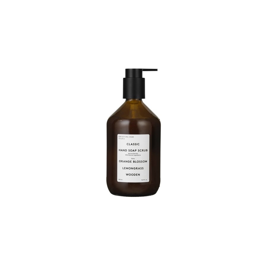 Kristina Dam Studio Modern Hndsbe m. Skrub 500 ml, Orange Blossom/Lemongrass Wooden