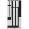 Kristina Dam Studio Minimal Handtuch 70x140 cm, Offwhite/Black