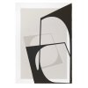 Kristina Dam Studio Frame Abstraction Poster 70x100 cm, Beige/Grau