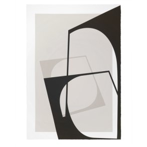 Kristina Dam Studio Frame Abstraction Plakat 70x100 cm, Beige/Gr