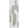 Kristina Dam Studio Relief Artwork Vol.1 90x30 cm, Offwhite/Beige