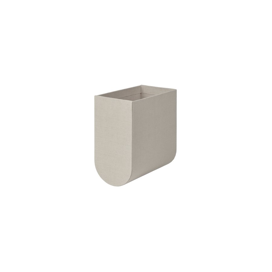 Kristina Dam Studio Curved  Box H22 cm, Grau