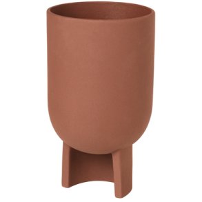 Kristina Dam Studio Serene Urtepotte H27,5 cm, Red Engobe