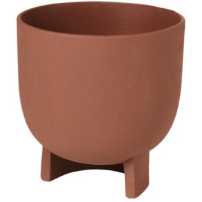 Kristina Dam Studio Serene Urtepotte H24,5 cm, Red Engobe
