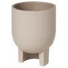 Kristina Dam Studio Serene Blumentopf H16 cm, Sand Engobe