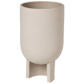 Kristina Dam Studio Serene Urtepotte H27,5 cm, Sand Engobe