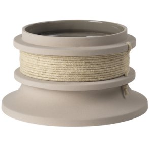 Kristina Dam Studio Rope Urtepotte H15,5 cm, Beige Engobe